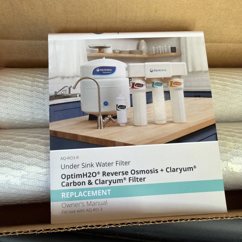 Aquasana AQ-RO3-R Replacement Filter Cartridges (Stages 1 & 3) RO Filter System